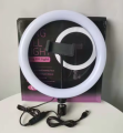 26cm Ring Light with 7ft Aluminium Tripod Stand & Mobile Holder | 3 Light Modes (White, Warm, Soft) | Adjustable Brightness | For TikTok, YouTube & Photography. 