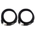 2X 2M USB Headphone Cable Audio Cable for Logitech G633 G633S Headset. 