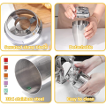 Corn Cutter Peeler Corn Cob Stripper with Cup 304 Stainless Steel Corn on the Cob Remover Kitchen Tool. 