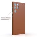 Original Elegant Leather Case For Samsung Galaxy S24 Ultra Camera Lens Full Protective Slim Cover For Galaxy S23 Ultra S22 Ultra. 