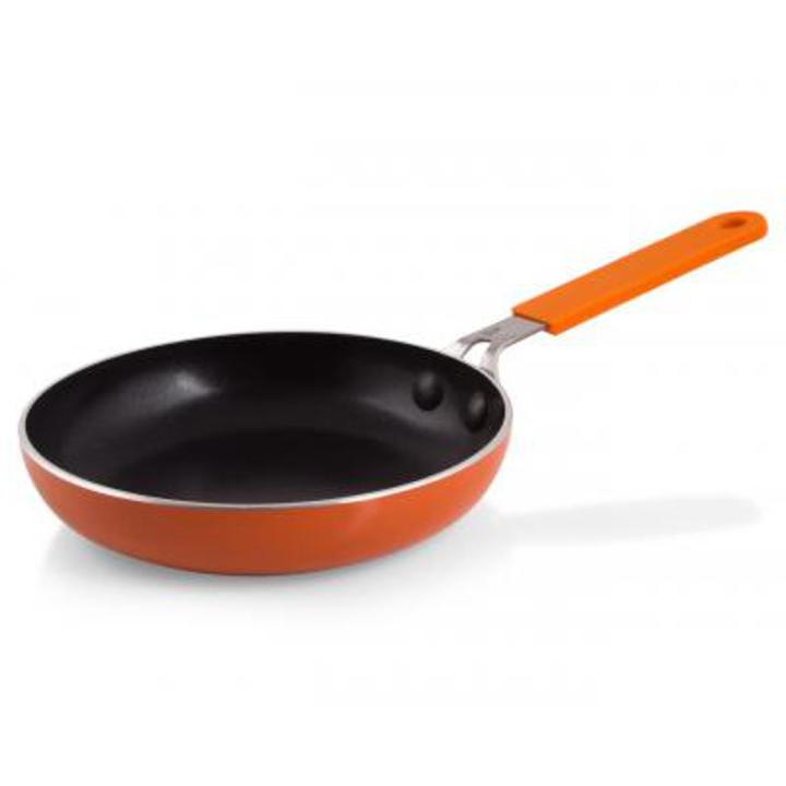 Aluminium Mini Fry Pan with Silicone Handle 14cm Random color delivered ...