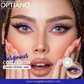 Optiano CRYSTAL GRAY Daily Wear Eyesight Lenses  | All Contact Lenses Number Available with ( Complete Kit ). 