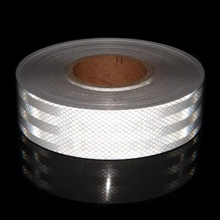 5cm%20X%20150cm%20White%20Safety%20Mark%20Reflective%20Tape%20Stickers%20Car%20Styling%20SelfAdhesive%20Warning%20Tape%20Automobiles%20Motorcycle%20Reflective%20Film%20-%20Image%205