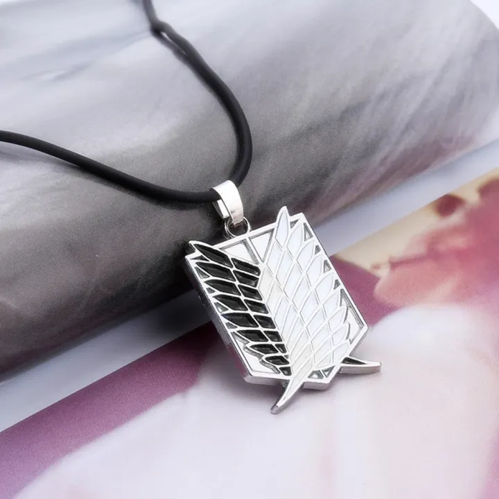 <wholesale>Necklace%20Funny%20Creative%20Attack%20On%20Titan%20Anime%20Cosplay%20Necklace%20for%20Women%20-%20Image%205