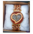 Heart Shape Bracelet Watch For Girls | New Arrival Heart Shape Dial Watch For Girls Black, Red, Brown, Blue, Purple, Pink. 