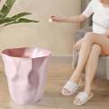 Trash Bin Dustbin Lidless Decorative Open Top Waste Bin Garbage Container Can for Home Kitchen. 