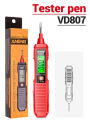 ANENG VD807 One-word Induction Portable 50/60Hz Smart Electric Pen Tester NCV Sensor AC 12-300V Non-contact Wire Detector Tools. 
