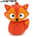 JASTER Cute Cartoon USB Stick 128GB Animal Penguin USB Flash Drive 64GB Cat Owl Pen Drive 32GB Lion 2.0 Memory Stick 16GB 8GB. 