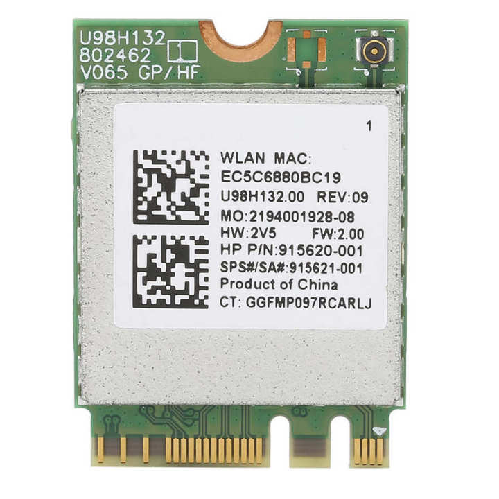 Wireless AC Network Card RTL8821CE Up to 433M Bluetooth 4.2 WIFI Compatible with 802.11 A/B/N/AC Protocol for Win7/8/10