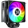 Redragon CC-1013 RGB CPU Cooler with Temperature Display and 12cm RGB Fan 4 Heat Pipes. 