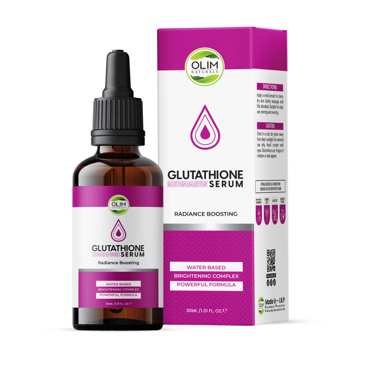Olim Naturals - Glutathione Serum for Radiant, Bright, and Even Skin - Reduce Dark Spots, Hyperpigmentation, and Fine Lines 30 ML