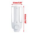 400ML Wall Mount Liquid Soap & Lotion Dispenser for Bathroom & Kitchen-ABS Plastic TX09-1. 