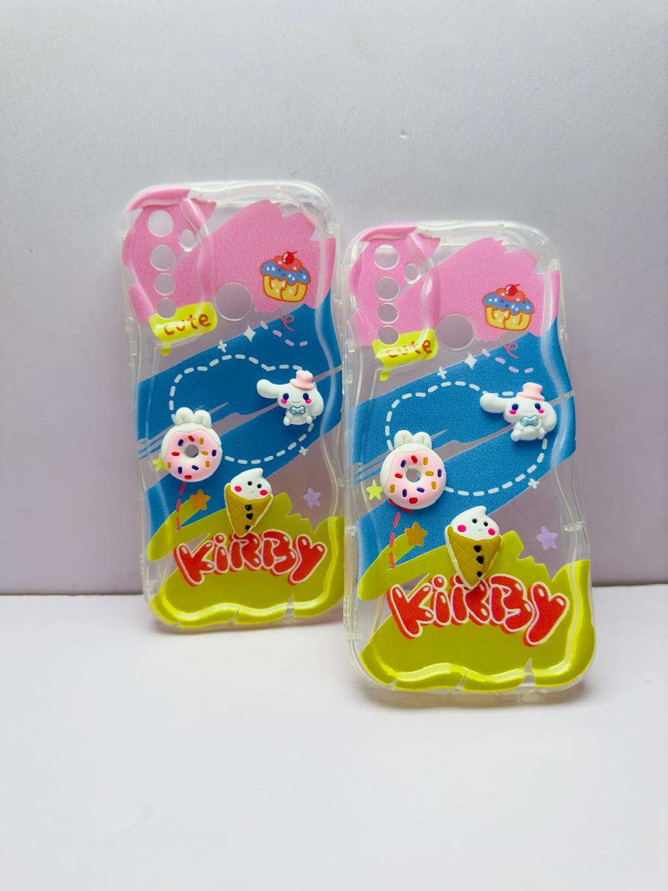 Lahore Mobile Case for Realme C3 2020 Back Cover Colorful Wavy Phone Cases - Luxerey Back Cover - Creative Lovely 3D Doll -Girls Back Cover 7