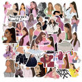 50pcs Waterproof Ariana Grande Graffiti stickers Suitcase Guitar Deco Stickers. 