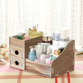 Mixiuer manufacturer 215 multi-color creative wooden makeup box DIY desktop cosmetics storage box. 