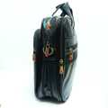 Leather Laptop Business Bag, Briefcase, Handbag, Office Cross Body Bag. 