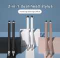 2 in 1 Stylish Universal Stylus Pen for Tablet Mobile Phone Pad Screen Podazz |  Stylish Universal Practical Dual-use Capacitive Tablet Stylus Pen Exquisite Double-headed Silicone Disc Drawing Tablet Phone Capacitor Pen. 