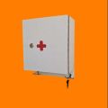 wall mounted wooden first aid box Security locker plus keys holder. 