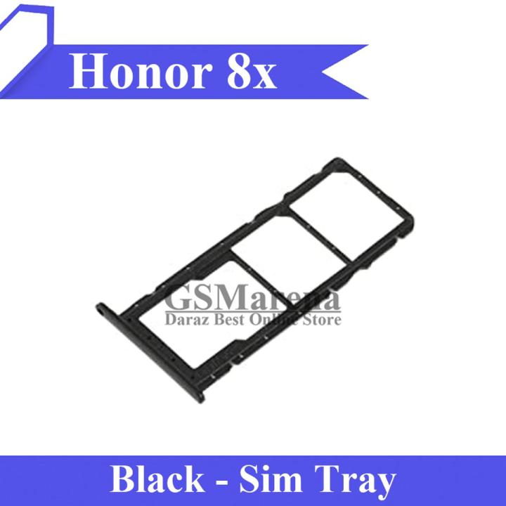 Huawei Honor 8x SIM Tray Sim Jacket Sim Slot Sim Door For Honor 8x - Black