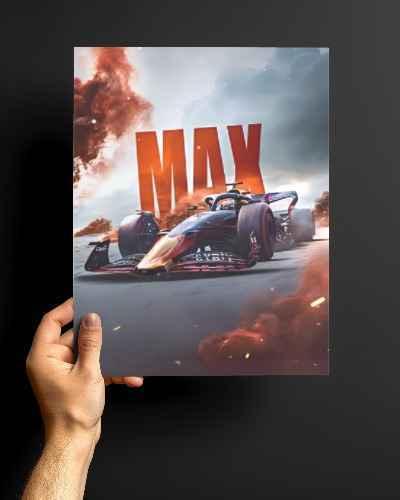 Red%20Bull%20Racing%20Max%20Verstappen%20F1%20Car%20Poster%20-%20A4%20Size%20-%20Wooden%20Frame%20with%20Plexiglass%20-%20Image%203