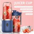 Portable Small Electric Juicer Stainless Steel Blade Juicer Cup Juicer Fruit Automatic Smoothie Blender Kitchen Tool. 