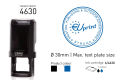 Trodat 4630 Round Stamp , Signature Stamp,  self-inking with Customize name Rubber stamps for office & business uses. 