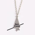 5-piece Best Friend Stitching Necklace Male And Female Students Bff Friendship Pendant Star Metal Chain Choker Jewelry Gift. 
