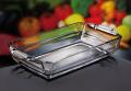 Tanoori Roast Serving Dishes-Set of 3-Transparent Glass. 