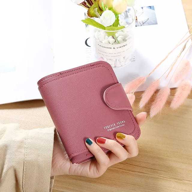 Best Gift for Girls Women Wallet Love Pu Leather Hand Purse Zipper