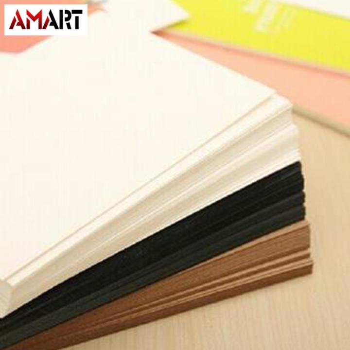 20PCS Blank Greeting Card Kraft Paper Postcard Vintage Blank Postcards DIY Hand Painted Graffiti Message Card