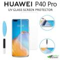 Huawei P40 Pro UV Tempered Glass Screen Protector Full Glue Nano Liquid Protective Film for Maximum Protection. 