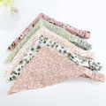 Women Soft Head Scarf Floral Hair Bandana Triangle Head Scarves Headband SUPER BABY. 
