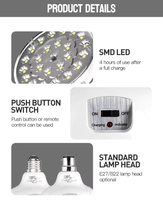 DP%20Remote%20Control%20LED%20Rechargeable%20Bulb%20-%20Image%205