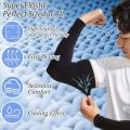 High UV Sun Protection Arm Sleeves - UPF 50 Compression Cooling Arm Cover for Men & Women Unisex Sleeves Cooling Arm Sleeve Muffs Super Arm Cover. 
