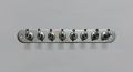 Wall Mounted Cast Iron Key Holder Rack- Key Stand with 4, 6, 8, 10 Hooks all Mounted Cast Iron Hanger with Screws. Available in 4 Sizes(4, 6, 8, 10 Hooks). 