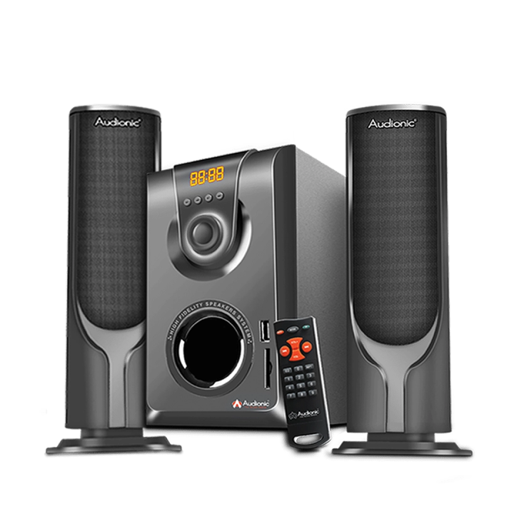 Audionic AD-7000 Plus Multimedia Speaker | 2.1 Channel Bluetooth Speaker | AC/DC Supported | 20W Powerful Sound | USB, Micro SD, AUX | Remote Control | Home Audio Speaker