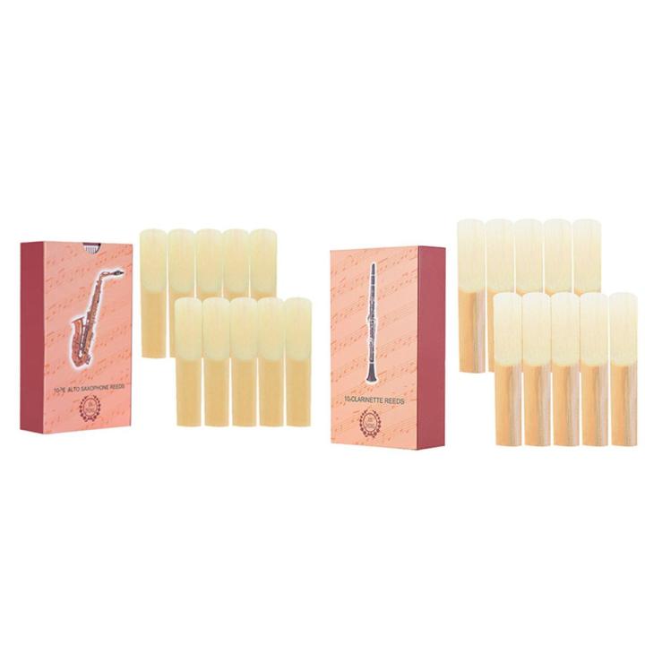 Box Of 10pcs B Clarinet Reeds Traditional Reeds Strength 2.5