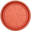 Pack of 4 Plastic Terra Cotta Round Plant Saucer Drip Trays Garden Pot Base. 