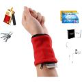 Wrist Sports Wallet Fitness Band Wristbands Travel Cycling Hiking. 
