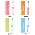 Travel Folding Toothbrush Care Cleaning Tool Carbon Fiber Mini Tongue Soft Toothbrush Cleaning Portable Q4W1. 