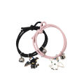 2Pcs Fashion Cute Little Devil Couples Distance Matching Bracelets / Friendship Braided Rope Bracelet / Charm Couple Bracelets. 