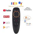 Voice Remote Air Mouse, 2.4G Wireless Infrared Remote Control 6 Axis Gyroscope and IR Learning, Air Fly Mouse with Voice Input for Android TV Box/Smart TV/HTPC/Projector. 