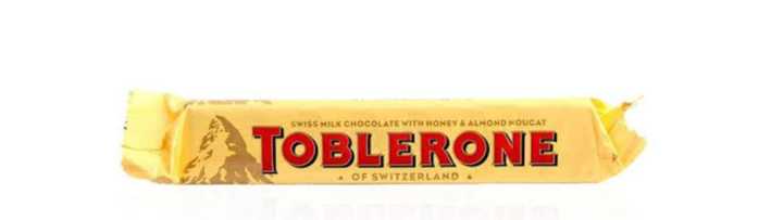 Toblerone milk chocolate with honey and Almond (35 grams )