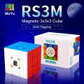 Moyu RS3M 2020 Magnetic Cube 3x3 Magic Puzzles Speed Cube Magnets Cube 3*3 Sticker less Toys For Children R3SM. 