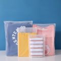 Ziplock Plastic Package Cloth Travel Storage Bag Waterproof Bag Zipper Lock Self Seal Frosted Portable Bags. 