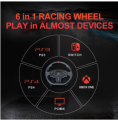 PXN V900 Gaming Racing Steering Wheel Compatible With PC/PS4/XBOX ONE/XBOX360. 