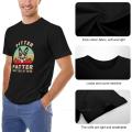 Pitter Patter Let's Get At 'er Dog Funny Vintage T-shirt funny t shirt oversized t-shirt cute clothes mens workout shirts. 