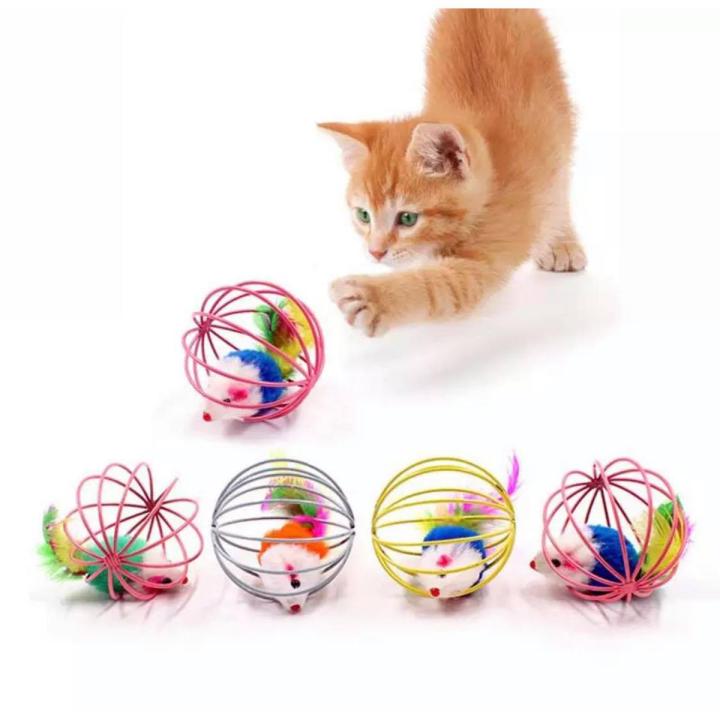 Cat Playing Mouse Ball Toy