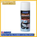 Abro Protect & Peel Rubber Coating Spray White for car - Abro Made in USA. 