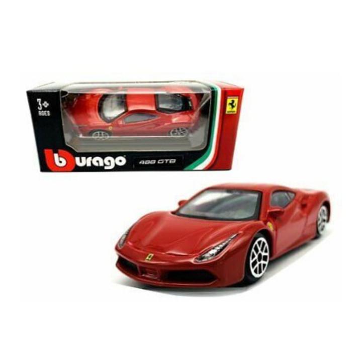 Bburago Race Play Drive Ferrari 1/64 Diecast Metal Model